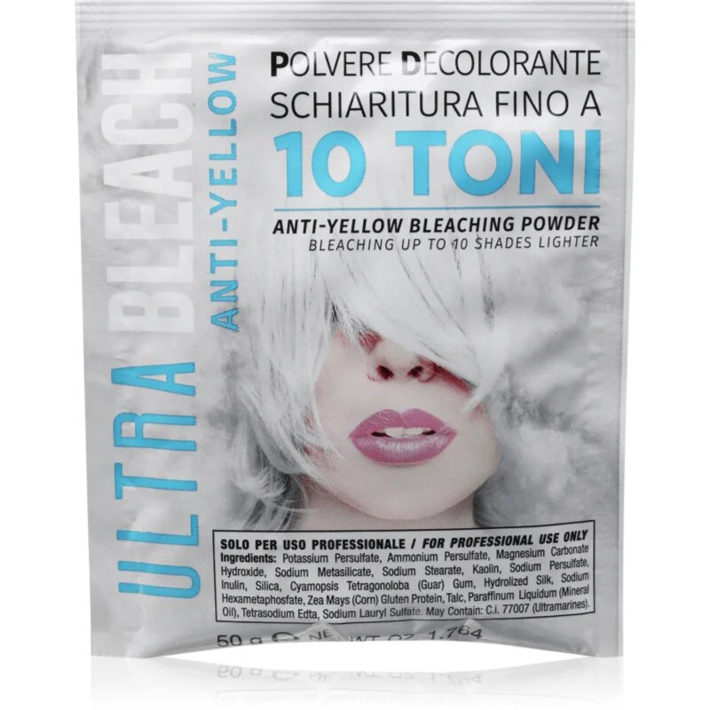Kaypro Ultra Bleach No-Yellow Bleaching Powder odbarvovač na vlasy pro profesionální použití 50 g