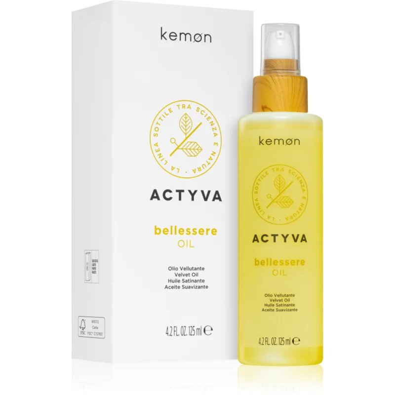 Kemon Group Actyva Bellessere vyživující olej na vlasy 125 ml