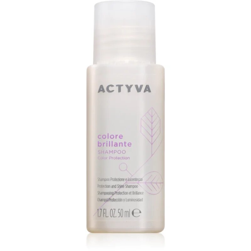 Kemon Group Actyva Colore Brillante rozjasňující a posilující šampon pro barvené vlasy 50 ml