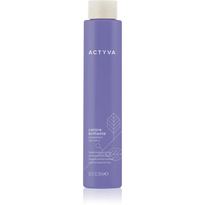 Kemon Group Actyva Colore Brillante šampon neutralizující žluté tóny 250 ml
