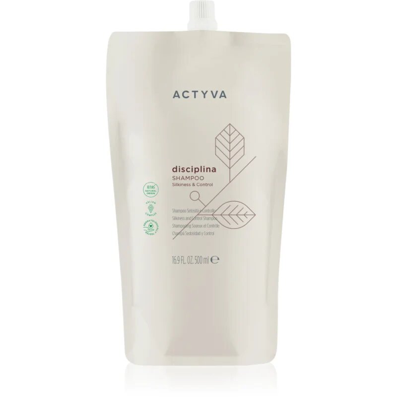 Kemon Group Actyva Disciplina regenerační a hydratační šampon pro křehké vlasy bez lesku 500 ml
