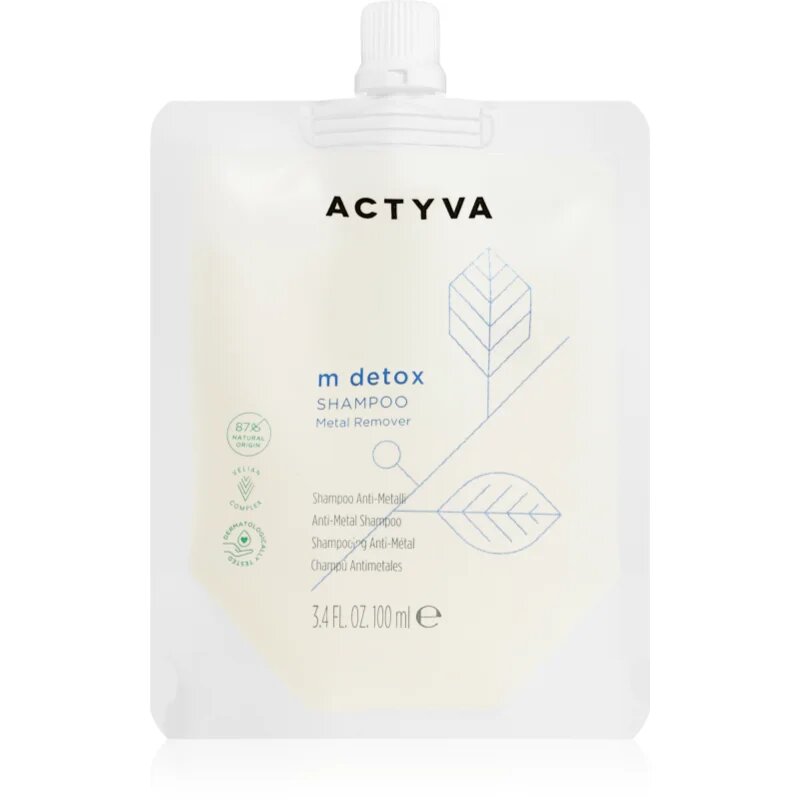 Kemon Group Actyva M Detox čisticí detoxikační šampon proti tvrdé vodě 100 ml