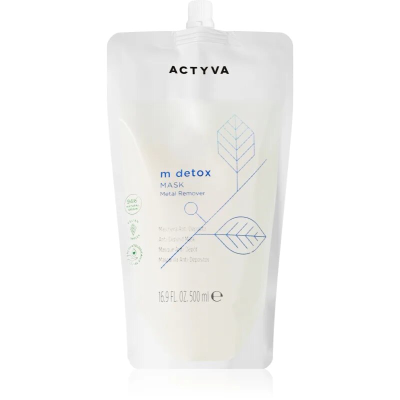 Kemon Group Actyva M Detox detoxikační maska proti tvrdé vodě 500 ml