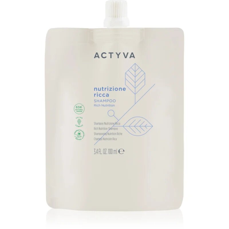 Kemon Group Actyva Nutrizone Ricca výživný šampon na vlasy 100 ml