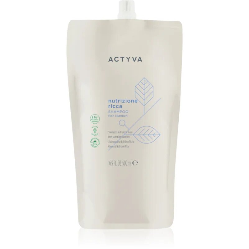Kemon Group Actyva Nutrizone Ricca výživný šampon na vlasy 500 ml