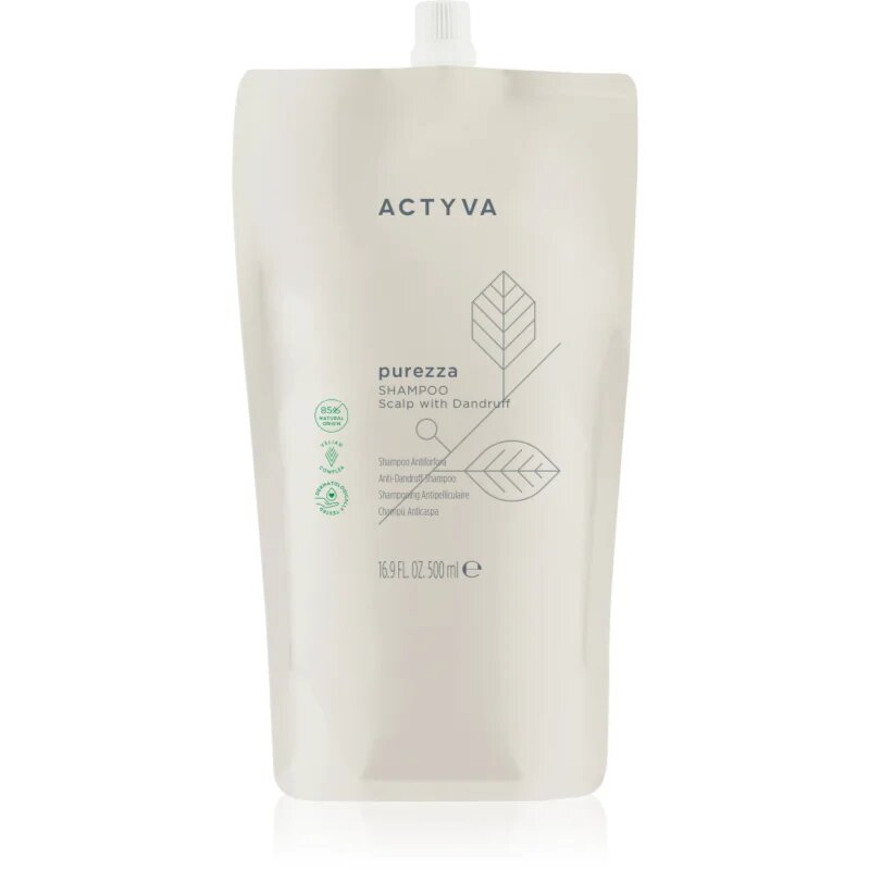 Kemon Group Actyva Purezza čisticí šampon pro podrážděnou pokožku hlavy 500 ml