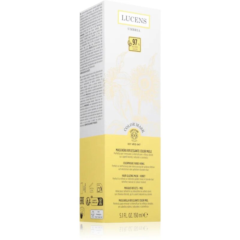 Kemon Group Lucens Umbria barvicí maska na vlasy odstín Honey 150 ml