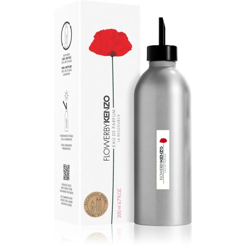 KENZO Flower by parfémovaná voda – náhradní náplň pro ženy 200 ml