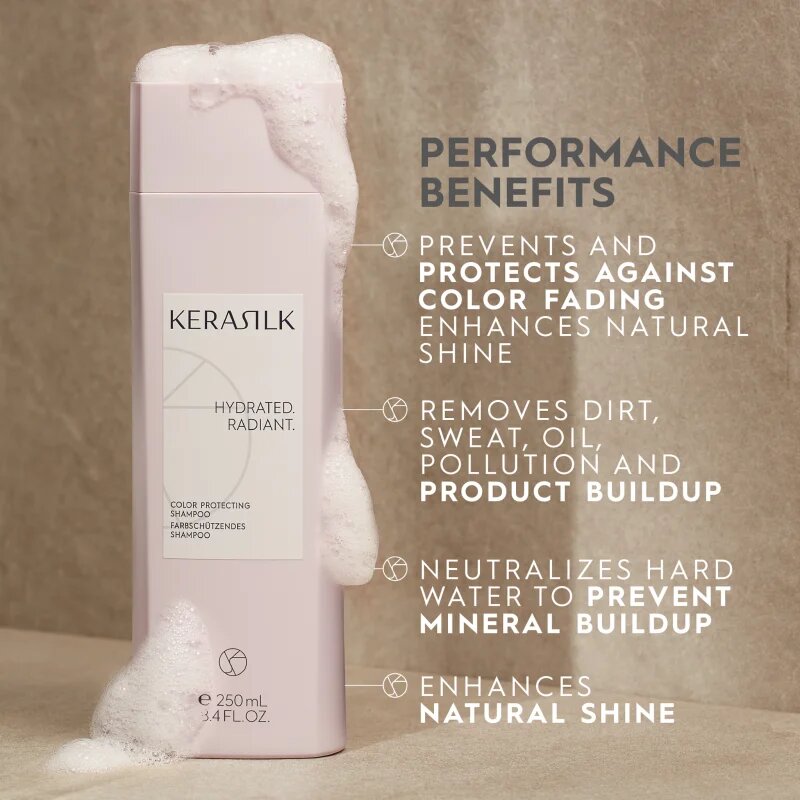KERASILK Essentials Color Protecting Shampoo šampon pro barvené chemicky ošetřené a zesvětlené vlasy 250 ml