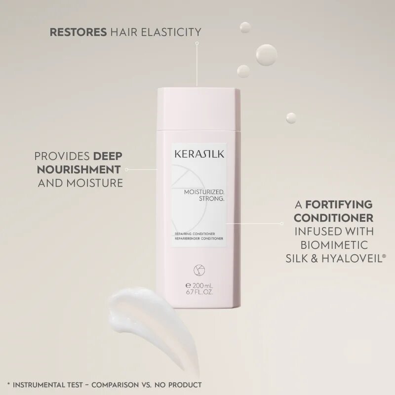 KERASILK Essentials Repairing Conditioner hydratační kondicionér pro suché a poškozené vlasy 200 ml