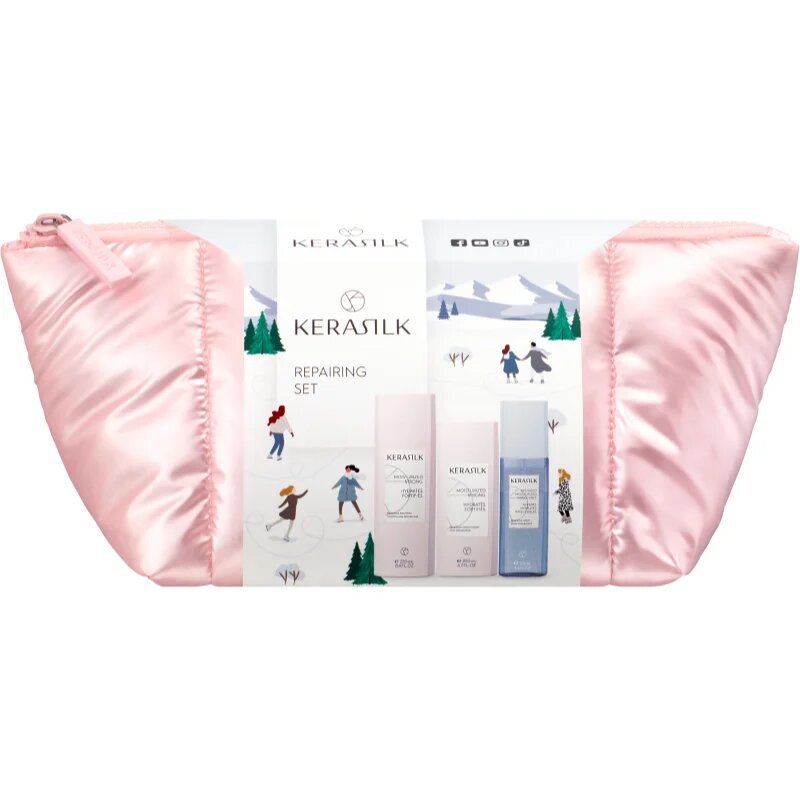 KERASILK Essentials Repairing Set 2026 dárková sada pro suché a poškozené vlasy
