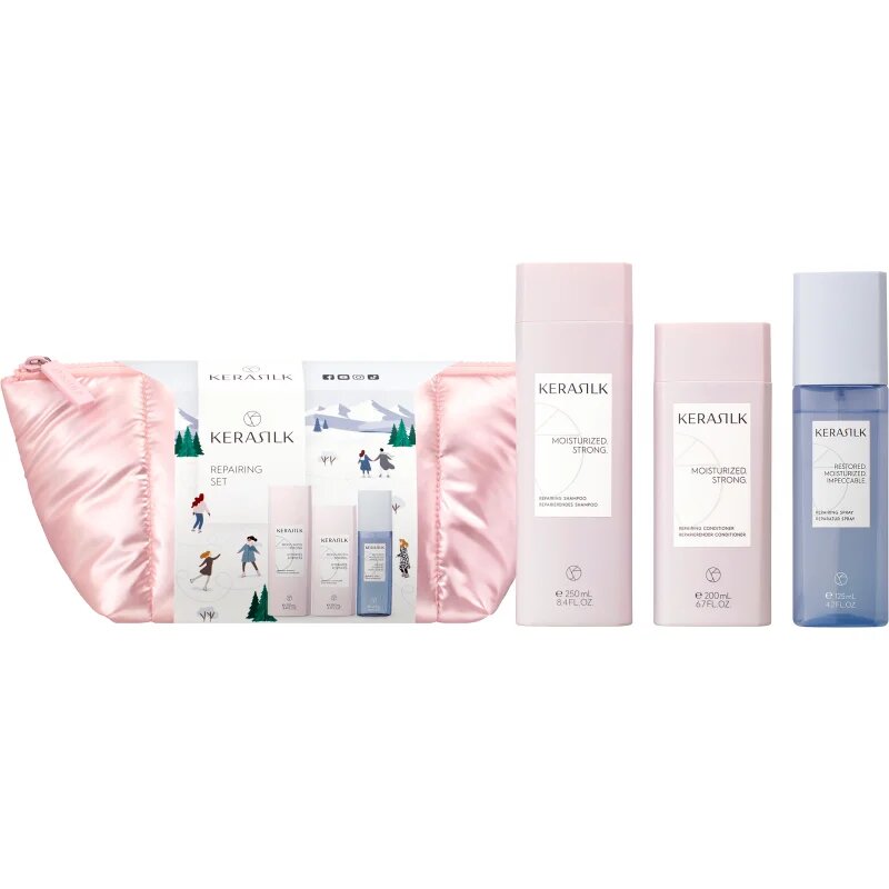 KERASILK Essentials Repairing Set 2026 dárková sada pro suché a poškozené vlasy