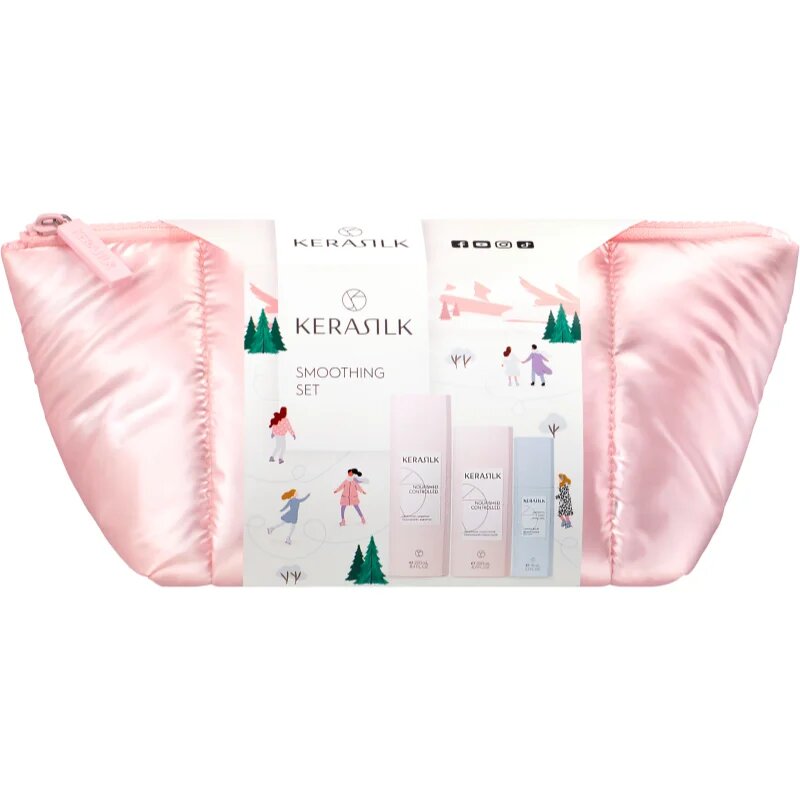 KERASILK Essentials Smoothing Set 2026 dárková sada pro nepoddajné a krepatějící se vlasy