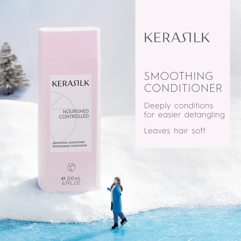 KERASILK Essentials Smoothing Set 2026 dárková sada pro nepoddajné a krepatějící se vlasy
