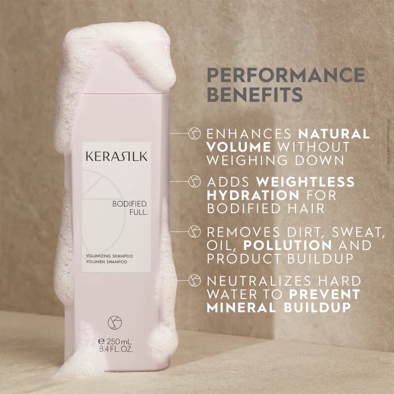 KERASILK Essentials Volumizing Shampoo vlasový šampon pro jemné vlasy 75 ml
