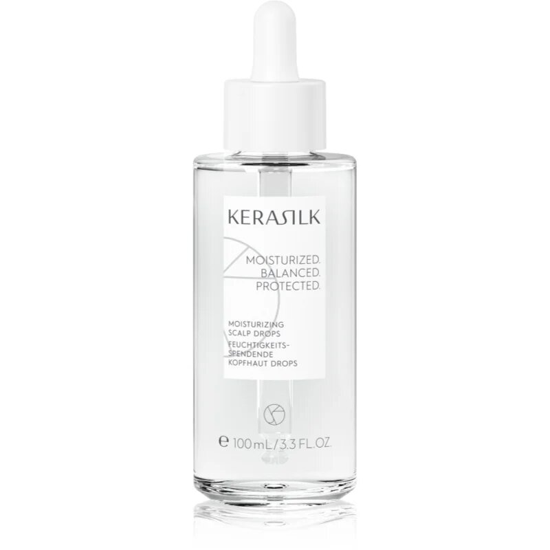 KERASILK Specialists Moisturizing Scalp Drops kapky pro suchou a citlivou pokožku hlavy 100 ml