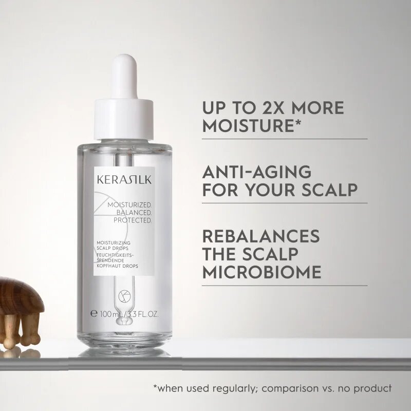KERASILK Specialists Moisturizing Scalp Drops kapky pro suchou a citlivou pokožku hlavy 100 ml