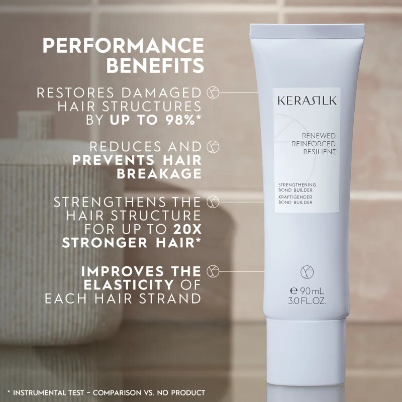 KERASILK Specialists Strengthening Bond Builder hloubkově vyživující kúra pro poškozené vlasy 90 ml