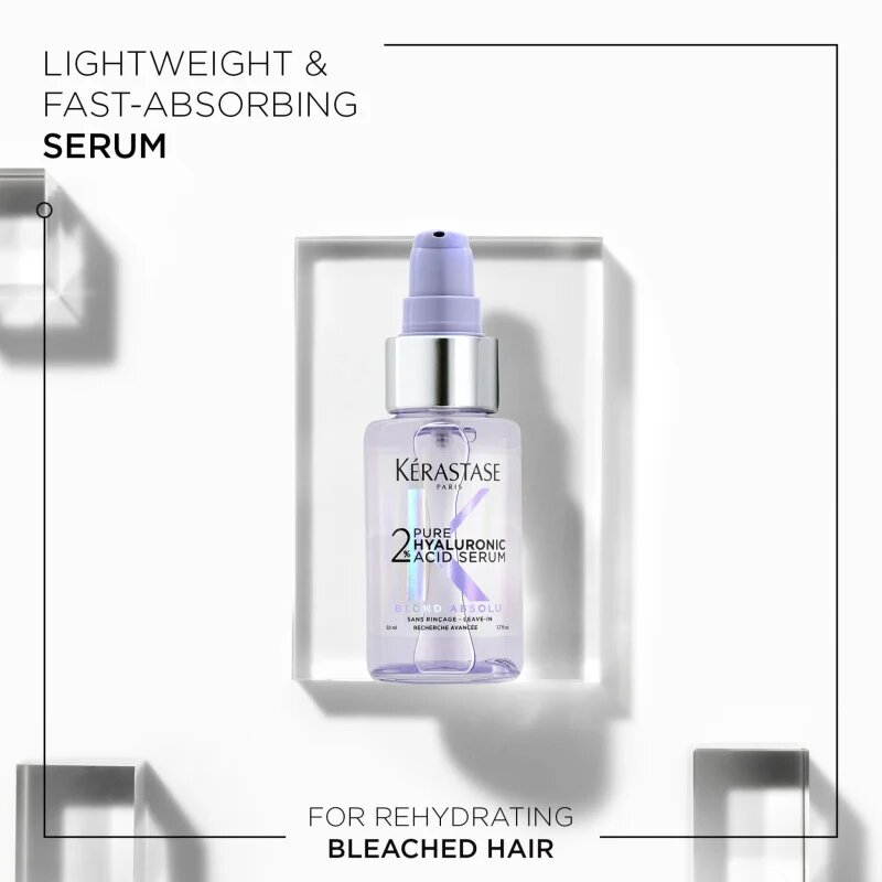 Kérastase Blond Absolu 2% Pure Hyaluronic Acid Serum vlasové sérum s kyselinou hyaluronovou 50 ml