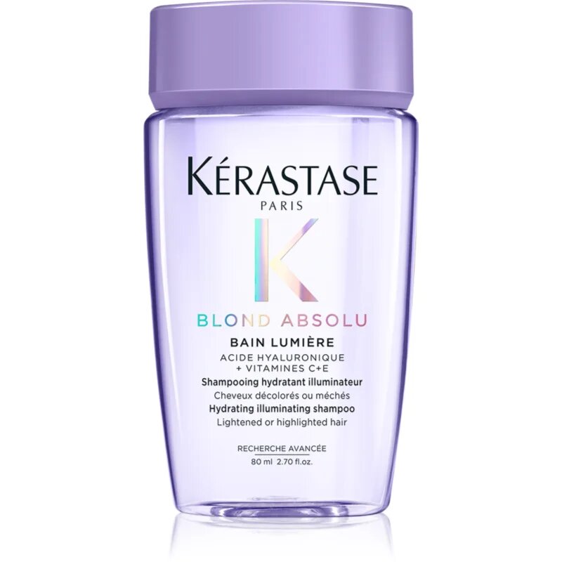 Kérastase Blond Absolu Bain Lumière šamponová lázeň pro zesvětlené nebo melírované vlasy 80 ml