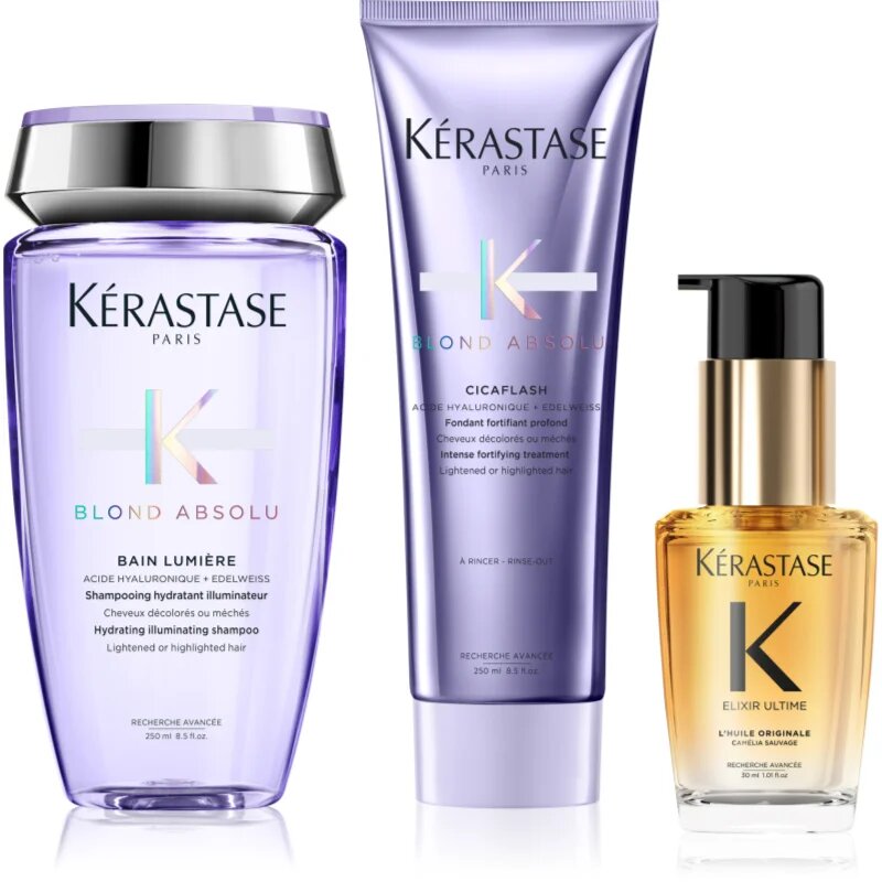 Kérastase Blond Absolu + Elixir Ultime výhodné balení pro blond vlasy