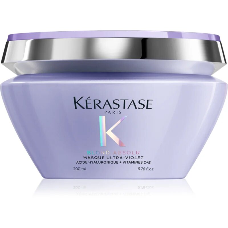 Kérastase Blond Absolu Masque Ultra-Violet hloubková péče pro zesvětlené melírované studené blond vlasy 200 ml