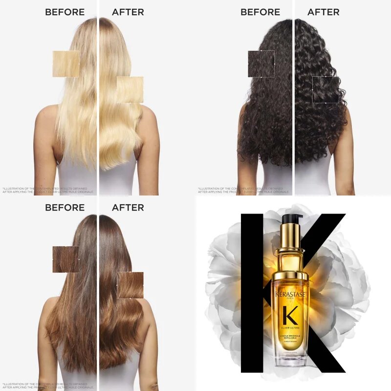 Kérastase Elixir Ultime L'huile Originale výhodné balení pro lesk a hebkost vlasů 2x75 ml