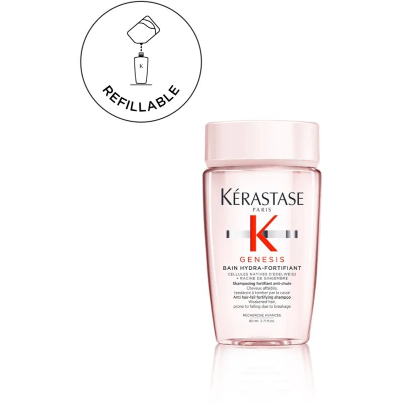 Kérastase Genesis Bain Hydra-Fortifiant posilující šampon pro slabé vlasy s tendencí vypadávat 80 ml