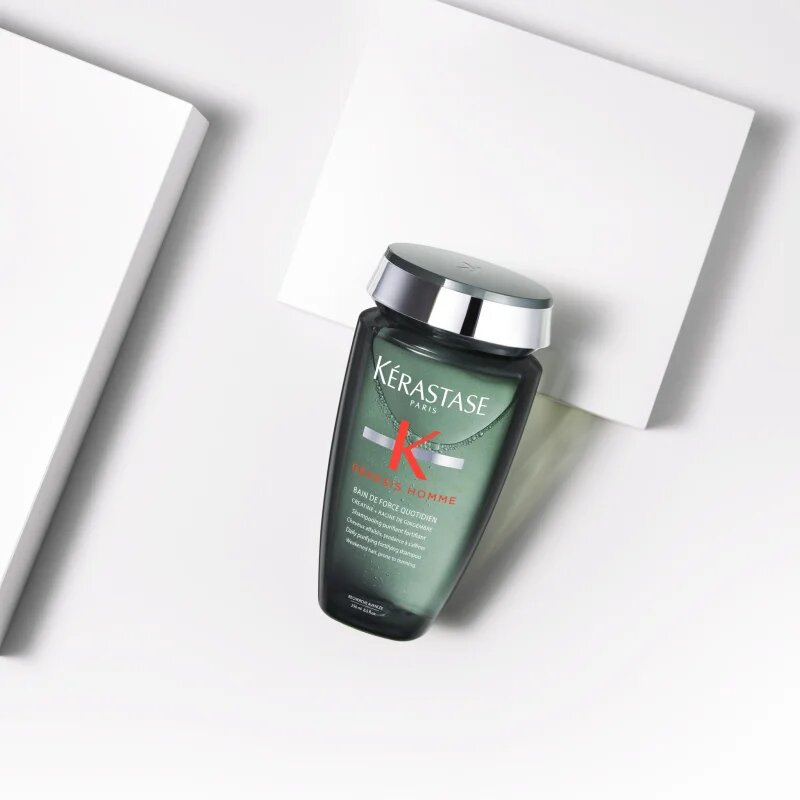 Kérastase Genesis Homme Bain de Force Quotiden čisticí a vyživující šampon pro slabé vlasy s tendencí vypadávat pro muže 250 ml