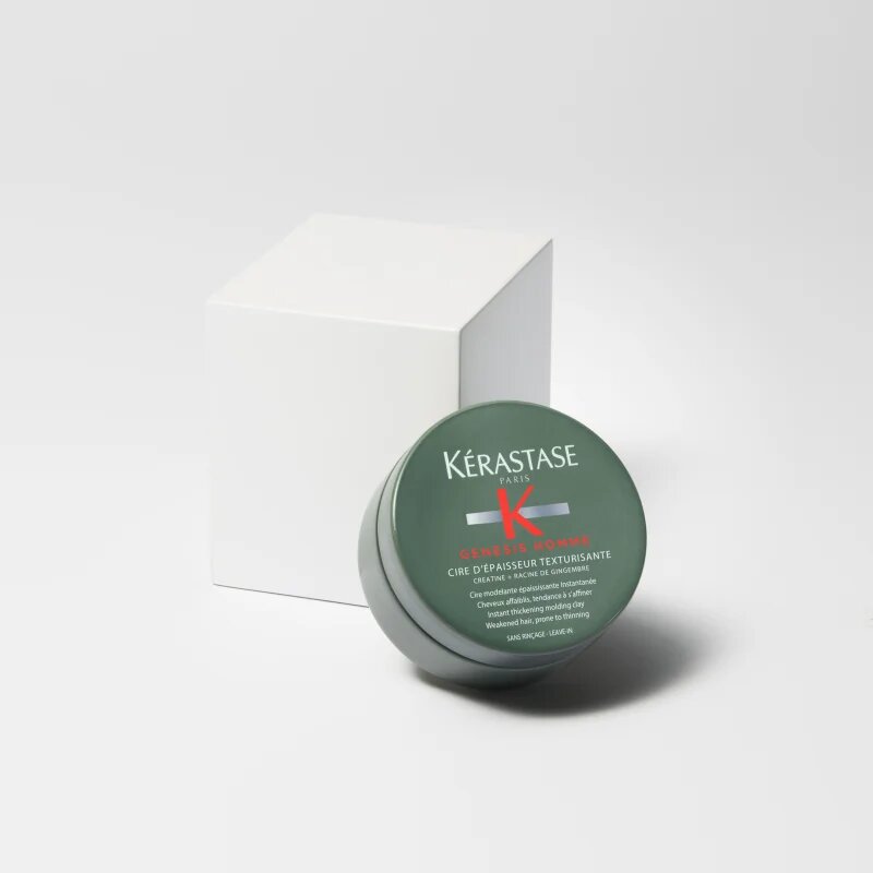 Kérastase Genesis Homme Cire D'Épaisseur Texturisante stylingová modelovací pasta pro jemné nebo řídnoucí vlasy pro muže 75 ml