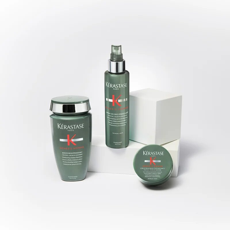 Kérastase Genesis Homme Cire D'Épaisseur Texturisante stylingová modelovací pasta pro jemné nebo řídnoucí vlasy pro muže 75 ml