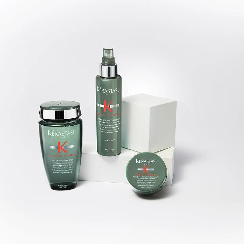 Kérastase Genesis Homme Spray de Force Épaississant posilující sprej pro slabé vlasy s tendencí vypadávat pro muže 150 ml
