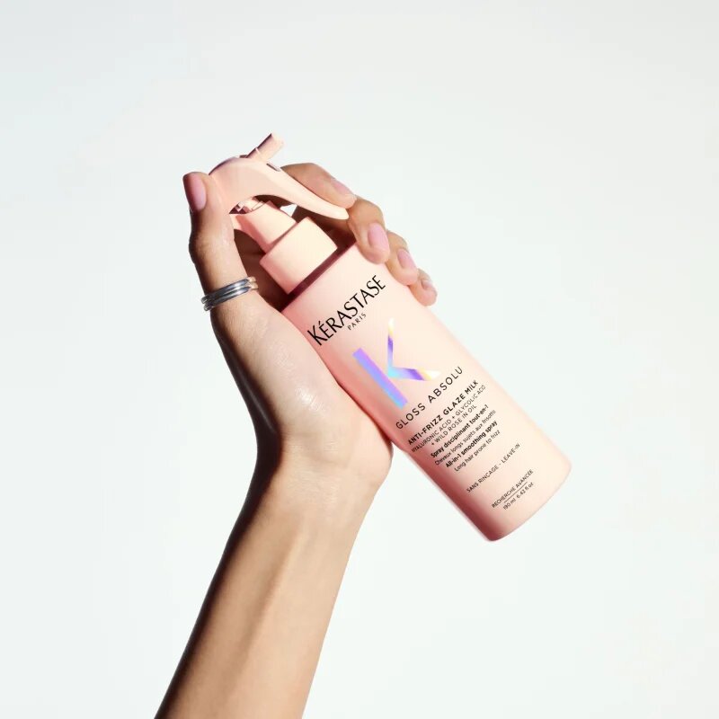 Kérastase Gloss Absolu Anti-Frizz Glaze Milk bezoplachový sprej pro lesk a hebkost vlasů 190 ml