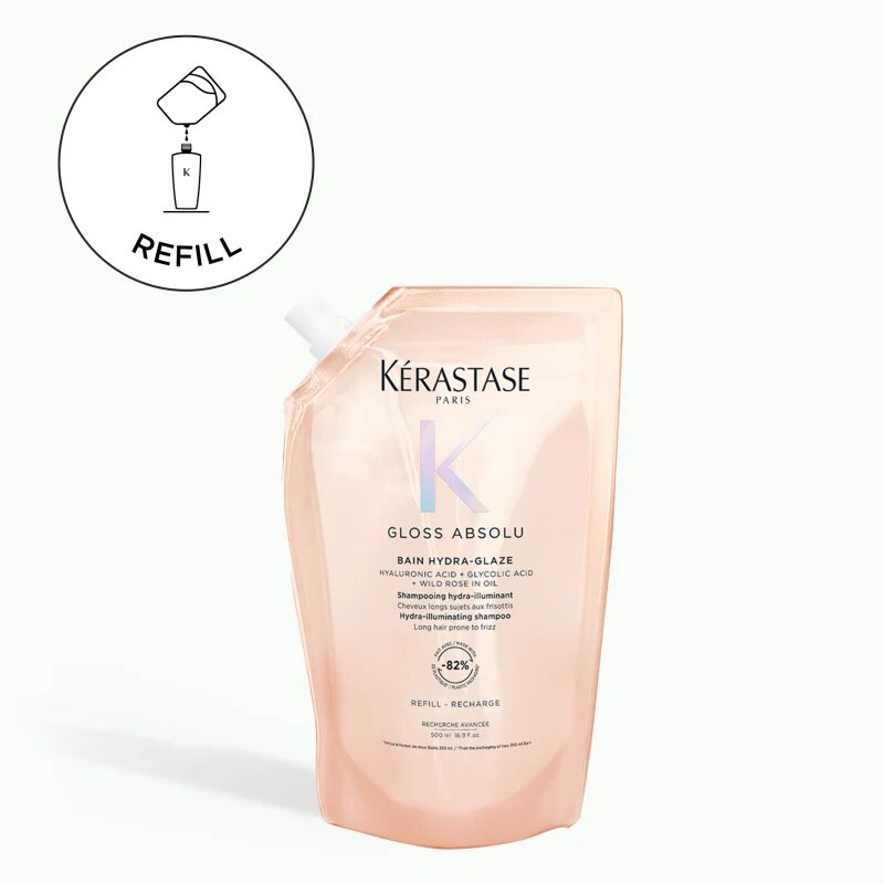 Kérastase Gloss Absolu Bain Hydra-Glaze šampon pro lesk a hebkost vlasů Refill 500 ml