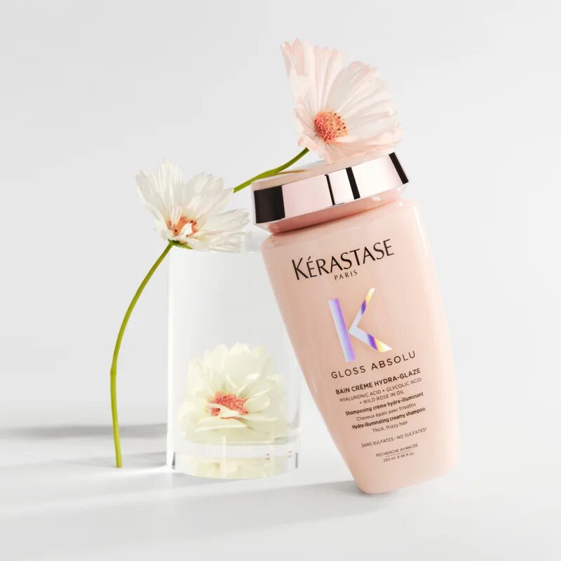 Kérastase Gloss Absolu Créme Bain Hydra-Glaze šamponová lázeň pro lesk a hebkost vlasů 250 ml