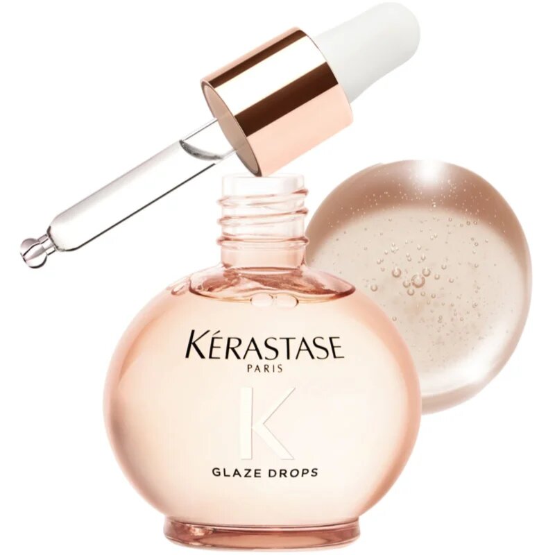 Kérastase Gloss Absolu Glaze Drops vyživující olej na vlasy proti krepatění 45 ml