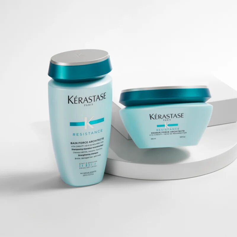 Kérastase Résistance Masque Force Architecte posilující maska pro oslabené poškozené vlasy a roztřepené konečky 200 ml