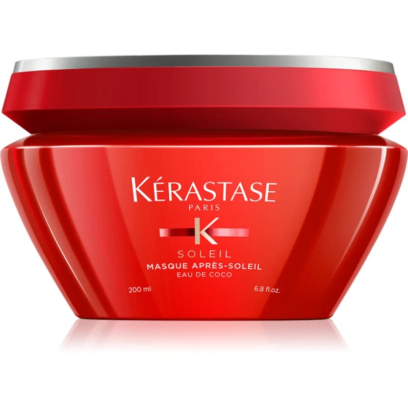 Kérastase Soleil Masque Après-Soleil pečující maska pro vlasy namáhané chlórem sluncem a slanou vodou s UV filtrem 200 ml