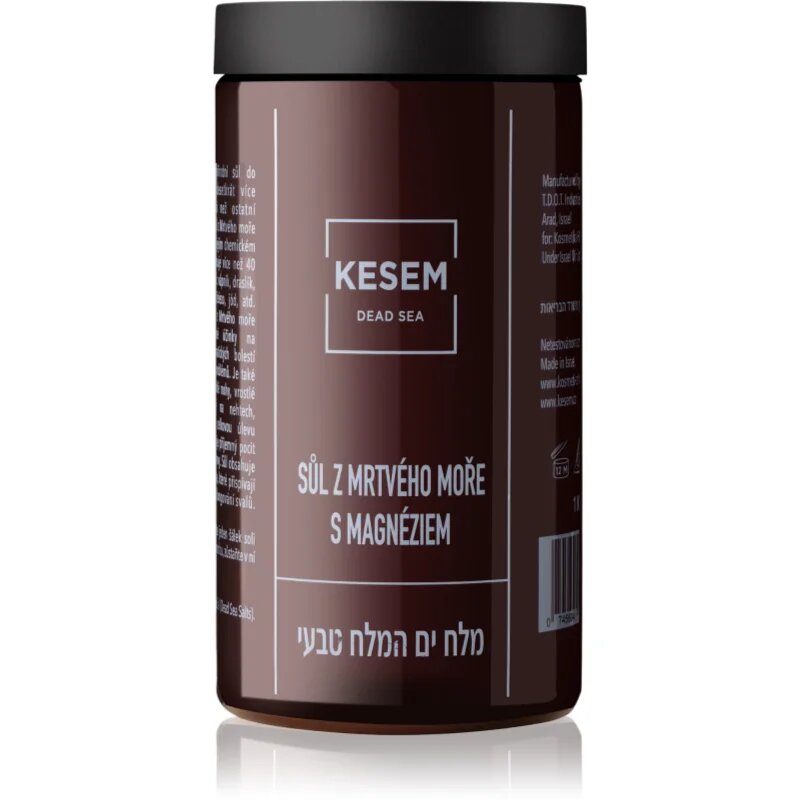 KESEM Dead Sea Salt with Magnesium přírodní koupelová sůl z Mrtvého moře s magnéziem 1 kg