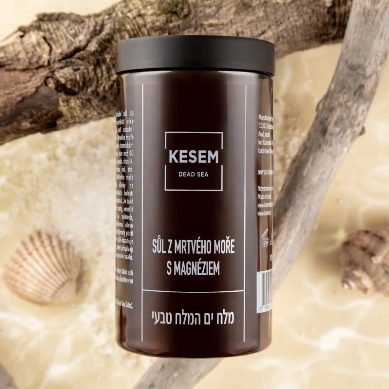 KESEM Dead Sea Salt with Magnesium přírodní koupelová sůl z Mrtvého moře s magnéziem 1 kg