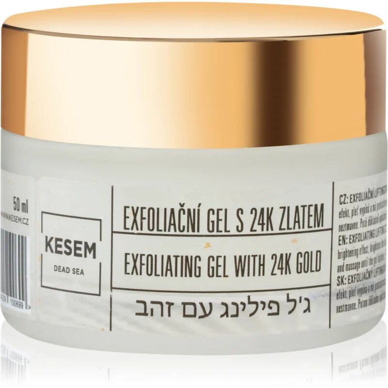 KESEM Exfoliating Gel with 24K Gold exfoliační gel s 24karátovým zlatem 50 ml