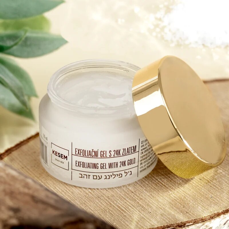 KESEM Exfoliating Gel with 24K Gold exfoliační gel s 24karátovým zlatem 50 ml