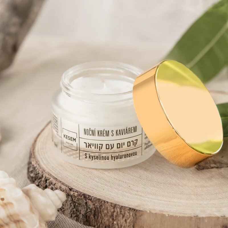 KESEM Night Cream with Caviar and Hyaluronic Acid noční krém s kaviárem a kyselinou hyaluronovou 50 ml