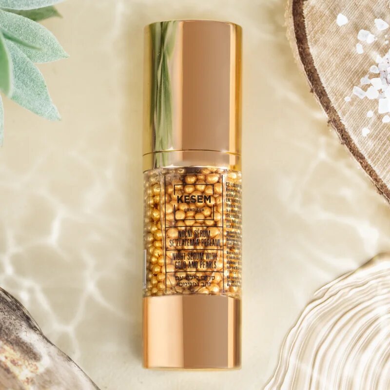 KESEM Night Serum with Gold and Pearls noční sérum se zlatem a perlami 30 ml