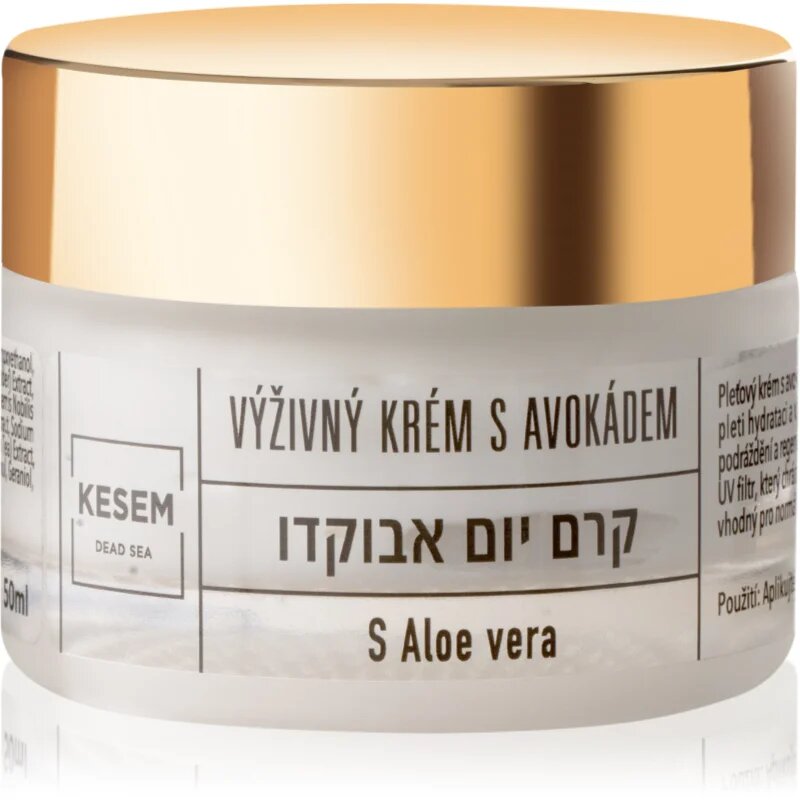 KESEM Nourishing Cream with Avocado and Aloe Vera výživný pleťový krém s avokádem a aloe vera 50 ml