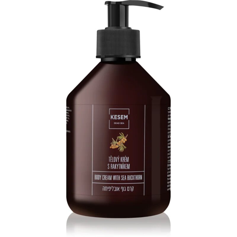 KESEM Sea Buckthorn tělový krém s rakytníkem 250 ml