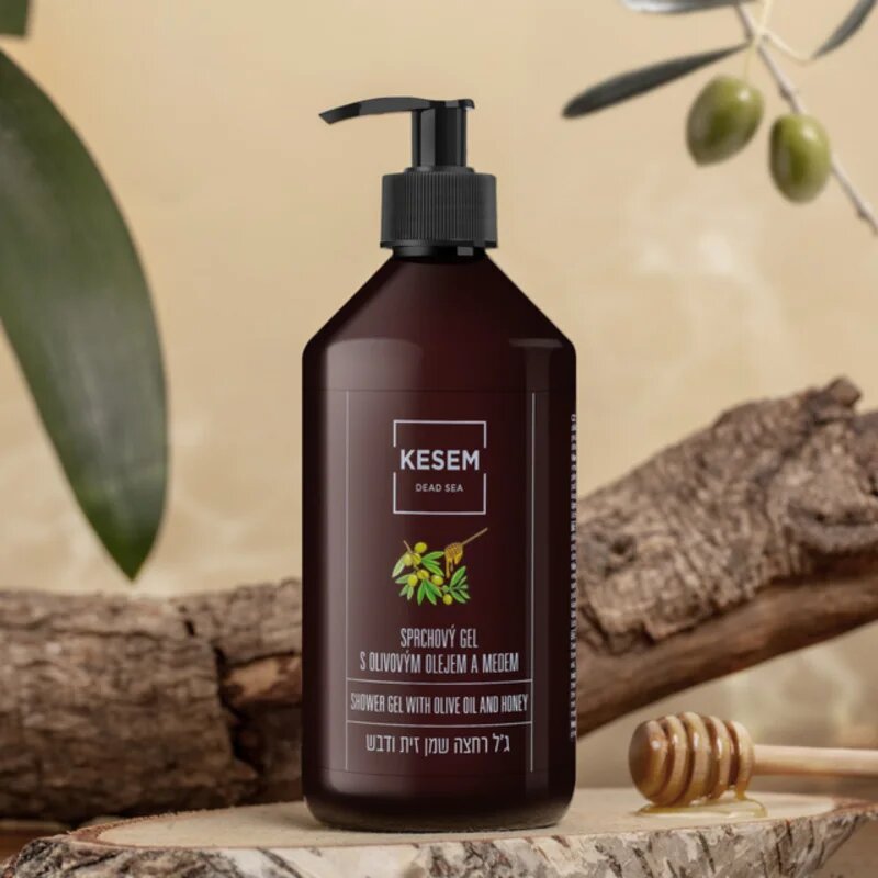 KESEM Sea Salt Oil and Honey sprchový gel s olivovým olejem 500 ml