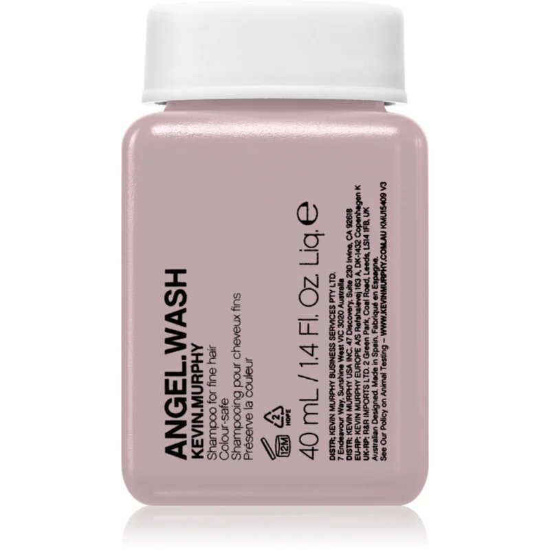 Kevin Murphy Angel Wash zkrášlující a regenerační šampon pro jemné barvené vlasy 40 ml