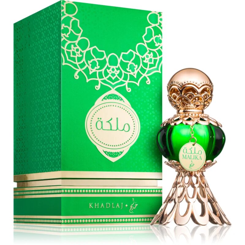 Khadlaj Malika Green parfémovaný olej pro ženy 15 ml