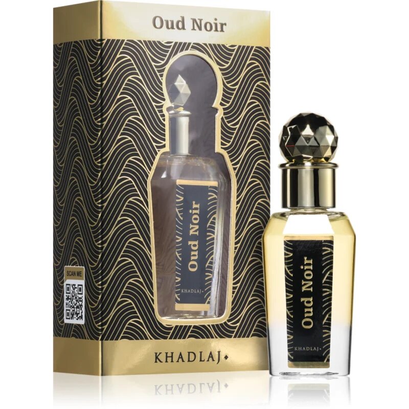 Khadlaj Oud Noir parfémovaný olej unisex 15 ml